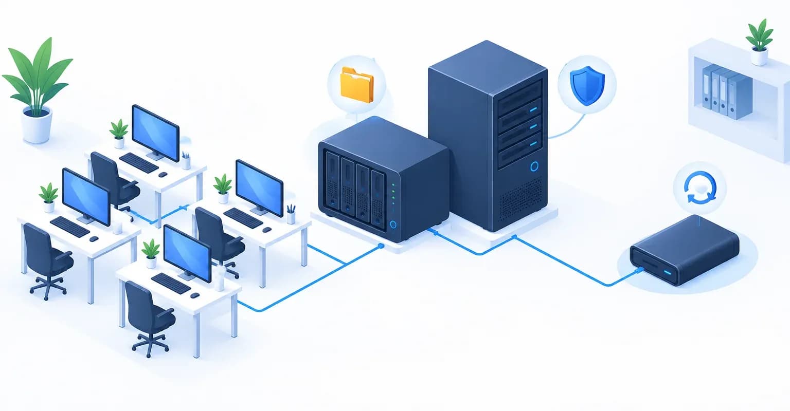 Sdílení souborů ve firmě: NAS vs. Windows Server